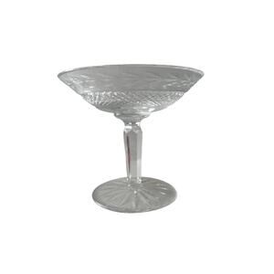 Waterford Stemmed Crystal Vase Dish Vintage Excellent Mint Condition